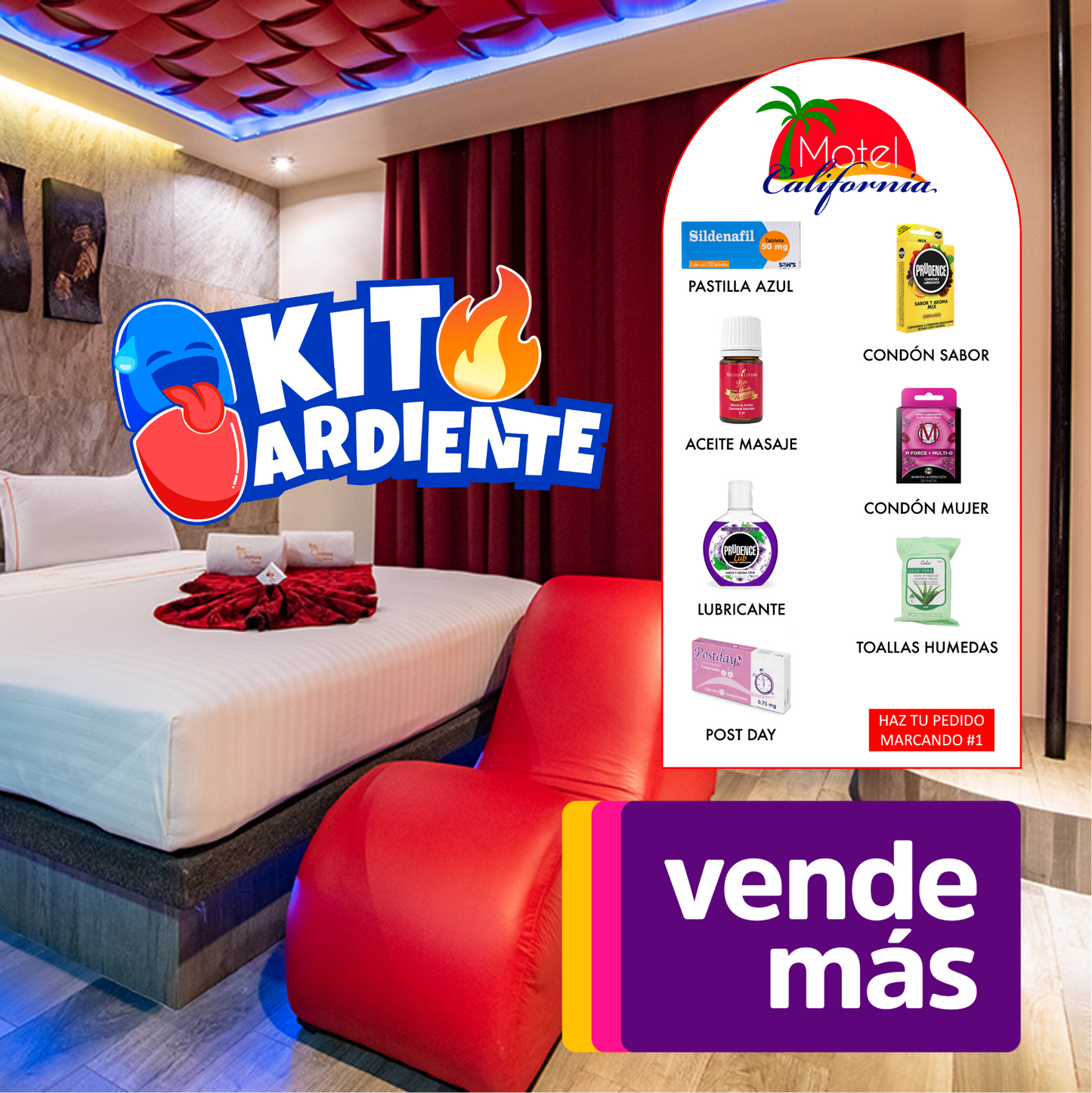 KIT ARDIENTE 🔥- HOTELES Y MOTELES