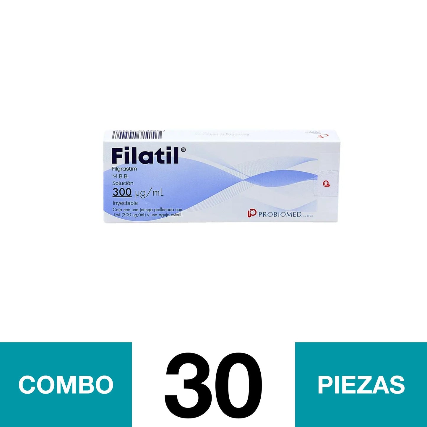 FILATIL 300MCG JPRELL CAJ C/1. (COMBO 30 PZA)📦