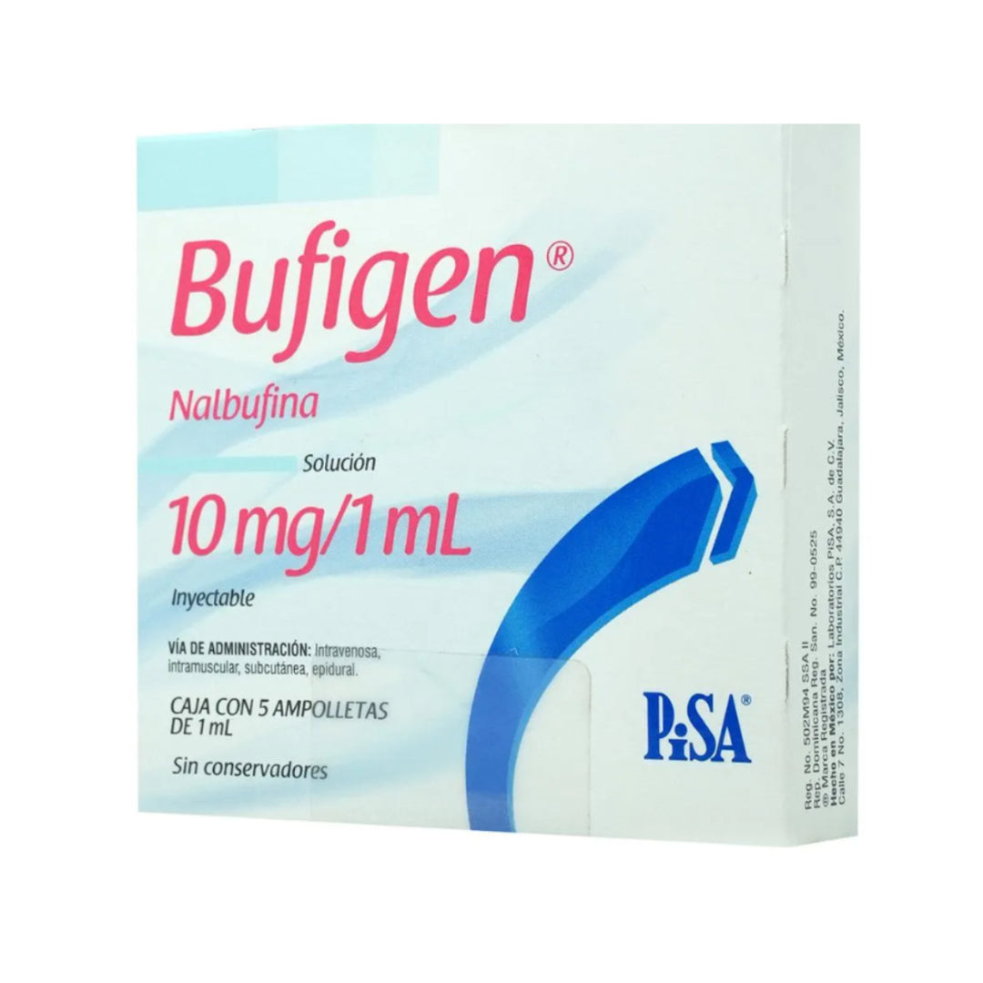 BUFIGEN 10 MG 5 AMPOLLETAS 1 ML