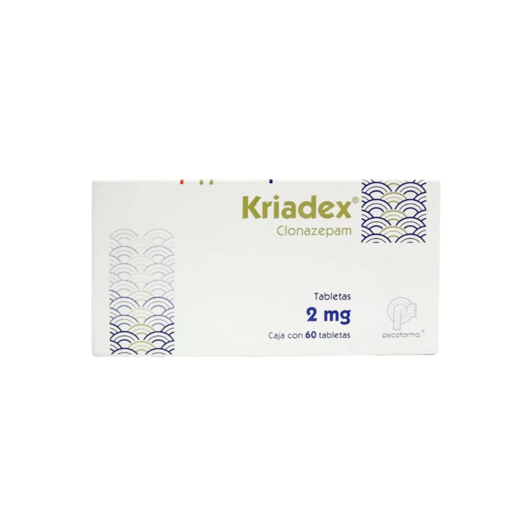KRIADEX 2 MG 60 TABLETAS