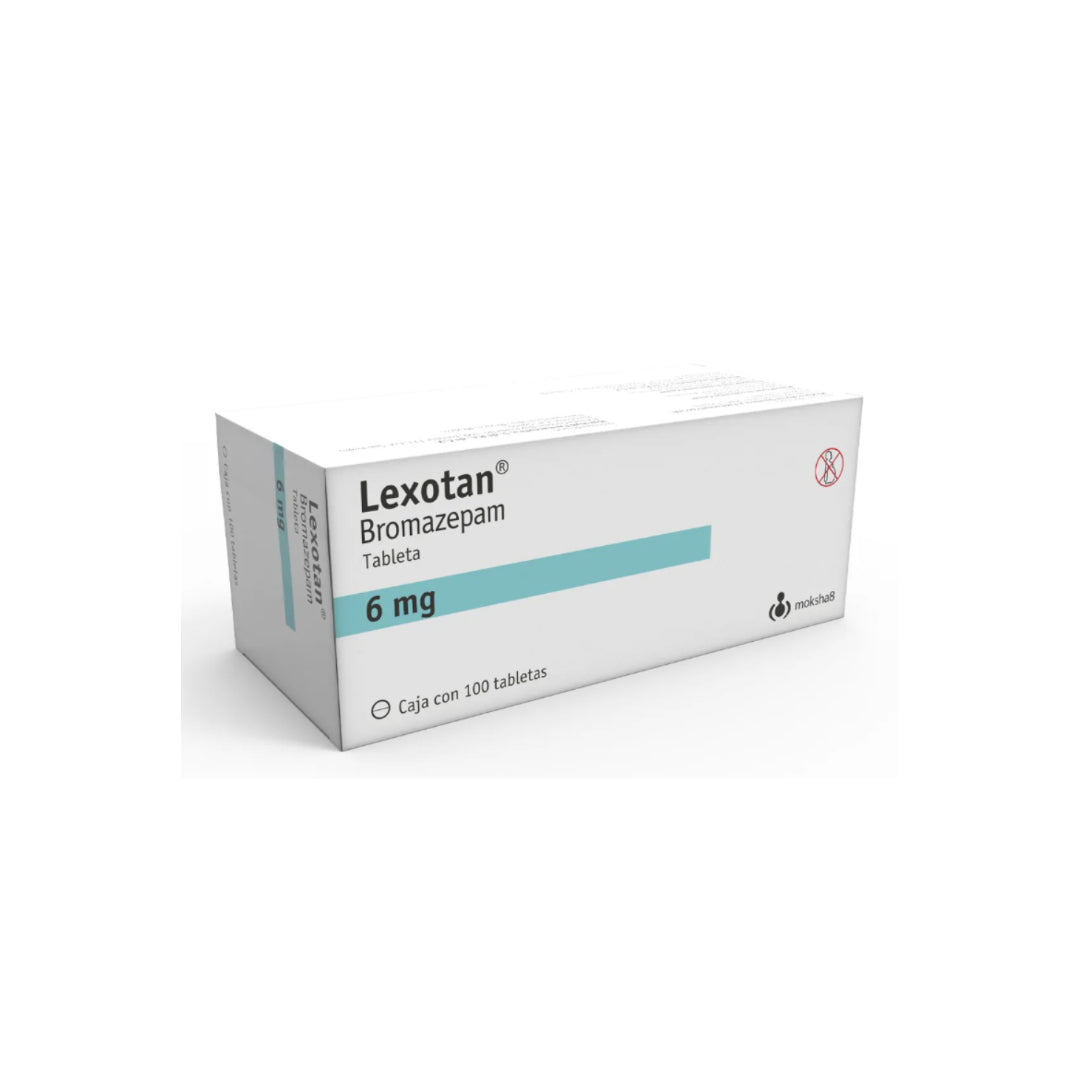 LEXOTAN 6 MG 100 TABLETAS