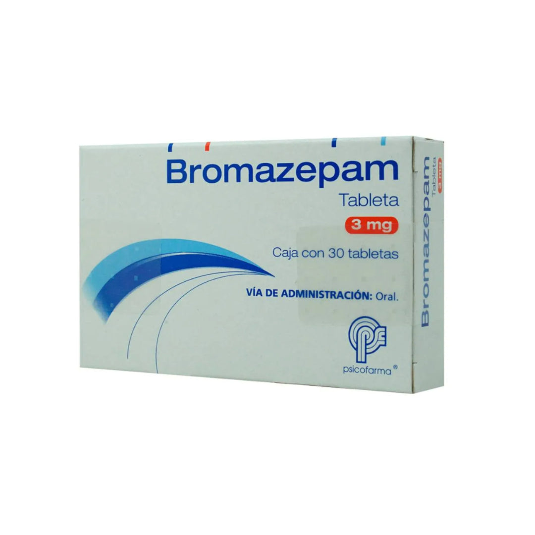 OTEDRAM BROMAZEPAM 3 MG 30 TABLETAS GENÉRICO PSICO