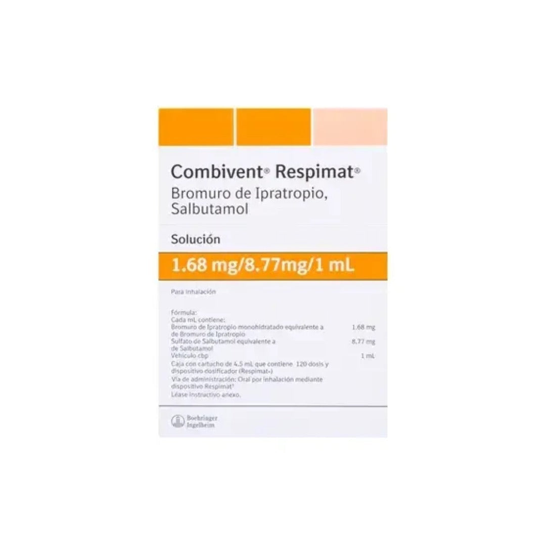 COMBIVENT RESPIMAT 1.68 MG/ 8.77 MG/ 1 ML