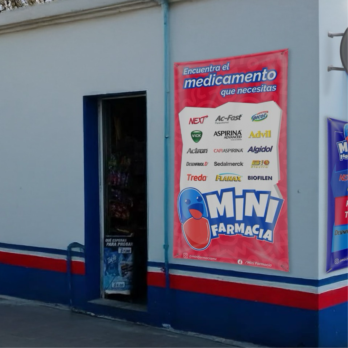BANNER EXTERIOR - MINI FARMACIA