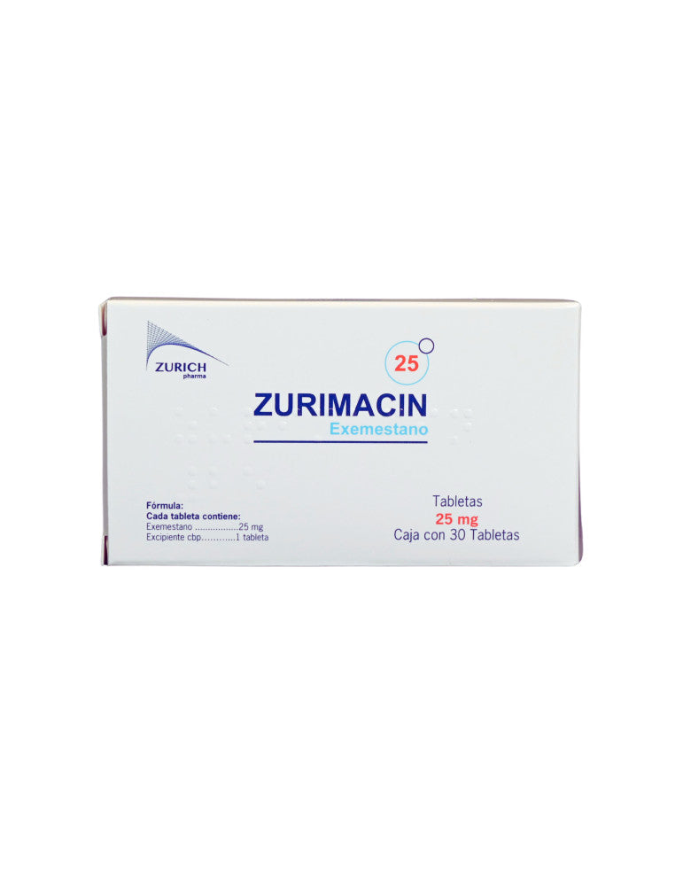 ZURIMACIN c/30 TABS. 25 MG.