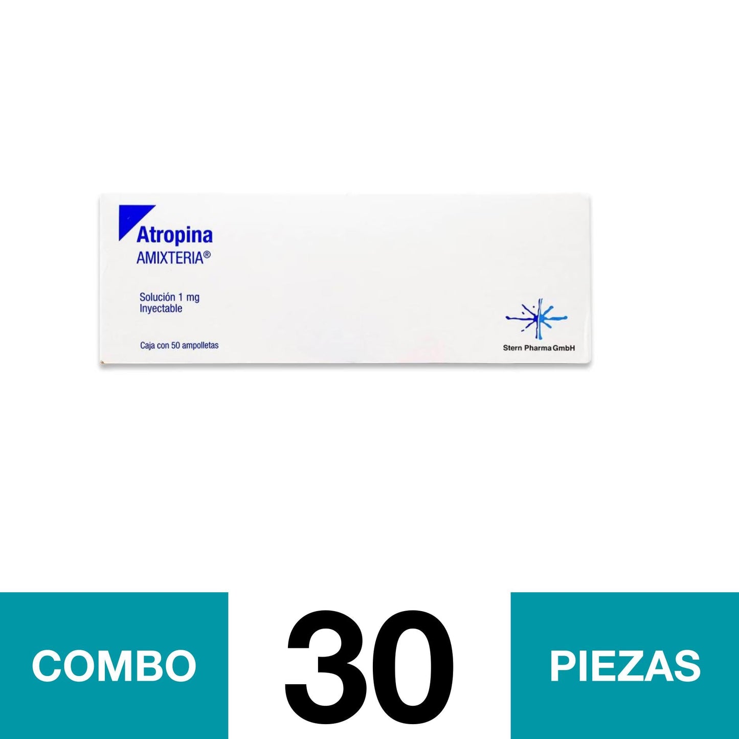 ATROPINA 1 MG SOL 50 AMP. (COMBO 30 PZA)📦