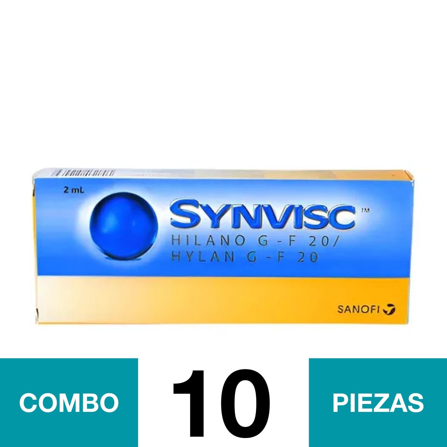 SYNVISC SOL. INY. 8 MG JGA. PRE. 2ML. (COMBO 10 PZA)📦