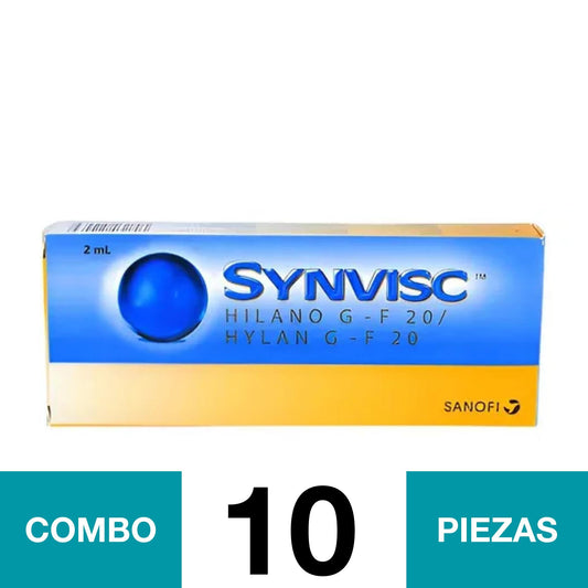 SYNVISC SOL. INY. 8 MG JGA. PRE. 2ML. (COMBO 10 PZA)📦