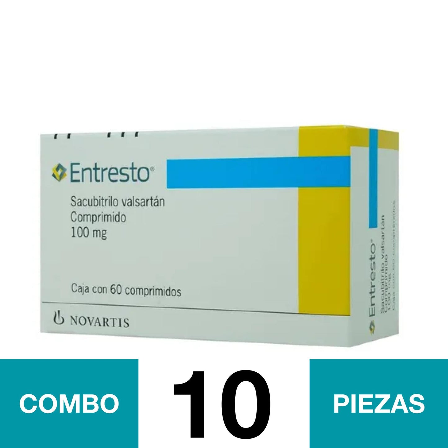 ENTRESTO 100 MG C/60 COMP. (COMBO 10 PZA)📦