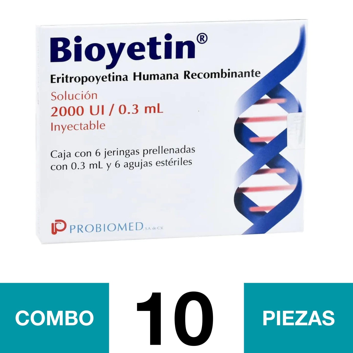 BIOYETIN 2000UI/0.3ML SOL INY. (COMBO 10 PZA)📦