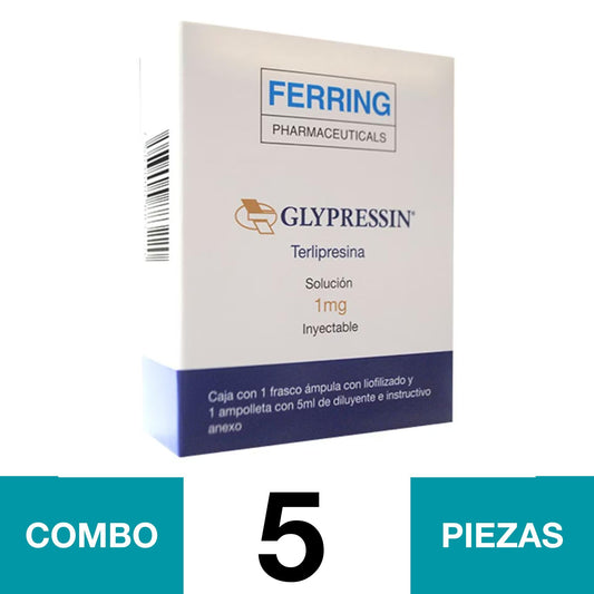 GLYPRESSIN 1MG 1 FAM C/5ML. (COMBO 5 PZA)📦