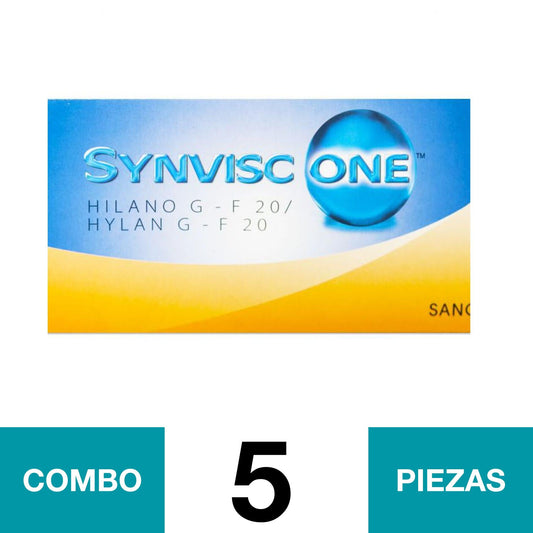 SYNVISC ONE G-F 20 JERINGA 6ML.(COMBO 5 PZA)📦