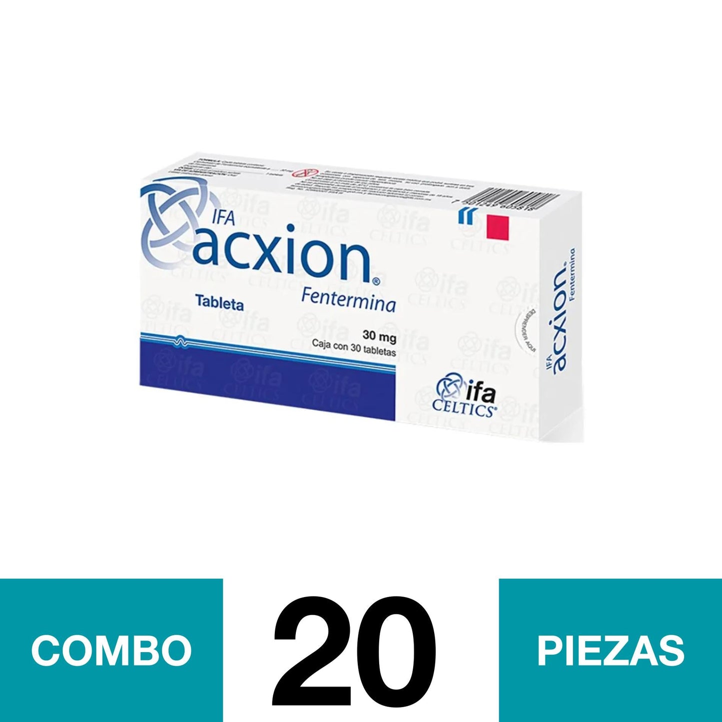 ACXION C 30 MG 30 CÁPSULAS RX. (COMBO 20 PZA)📦
