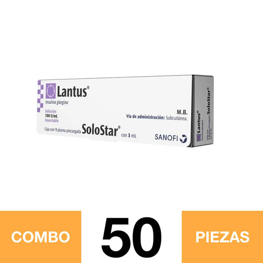 LANTUS SOL INY 100U. ( COMBO 50PZA)📦