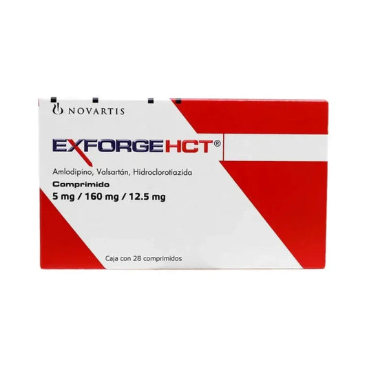 5MG EXFORGE HCT 5MG / 160MG / 12.5MG C/28
