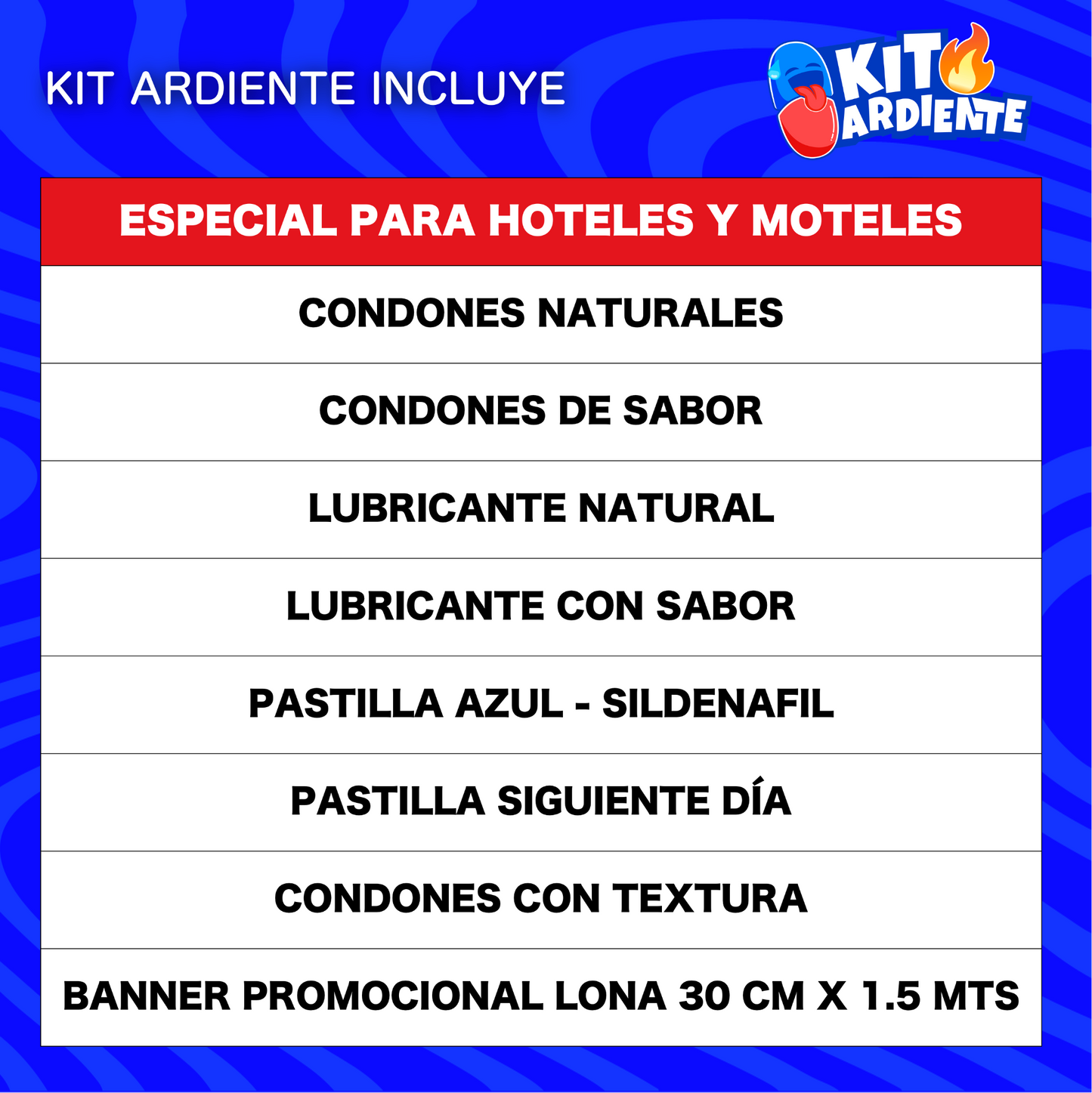 KIT ARDIENTE 🔥- HOTELES Y MOTELES