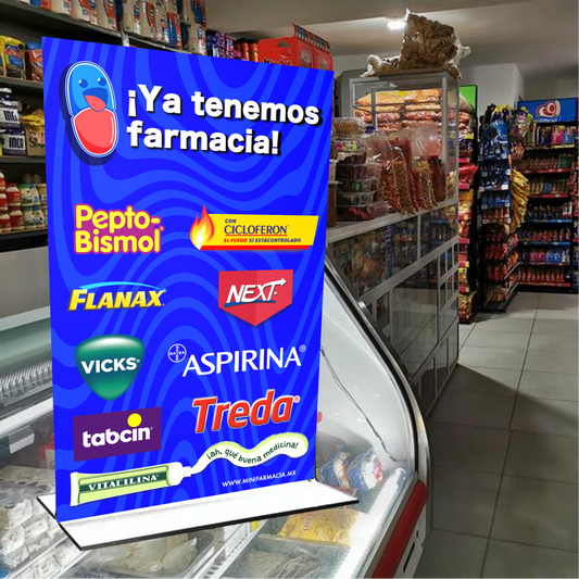 BANNER MOSTRADOR - MINI FARMACIA