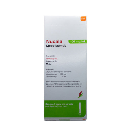NUCALA 100 MG / mL SOL INY PLU PREC CAJ C/1