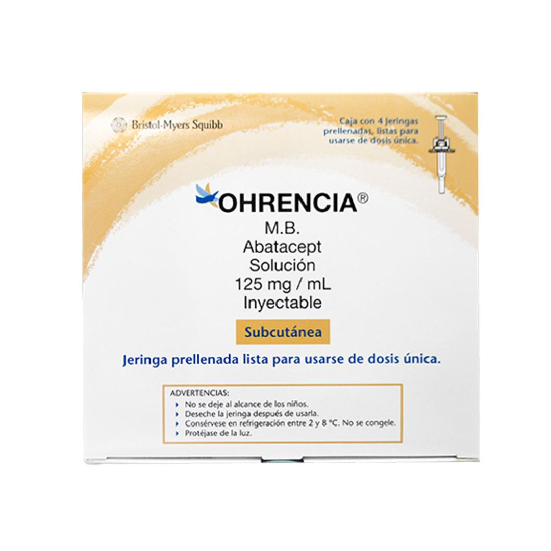 OHRENCIA 125MG/ML JPRELL CAJ C/4