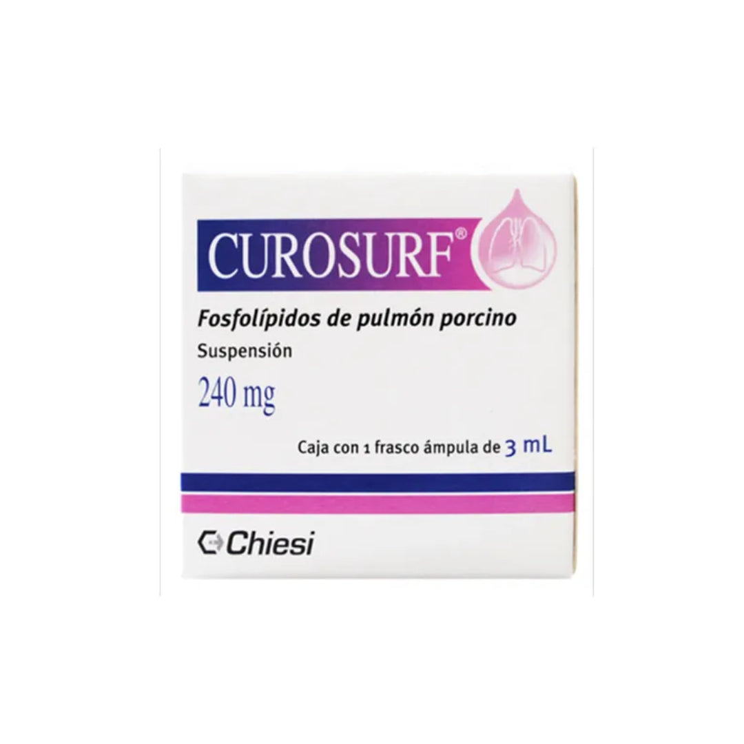CUROSURF 240 MG CAJA FCO CON 3 ML