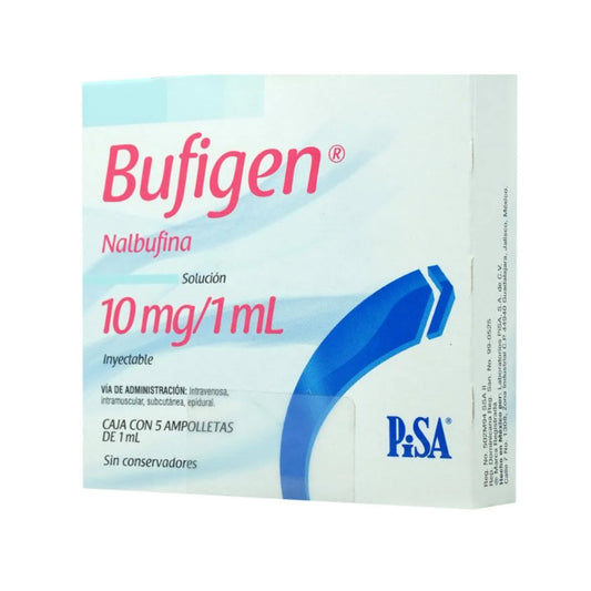 BUFIGEN 10 MG 5 AMPOLLETAS 1 ML