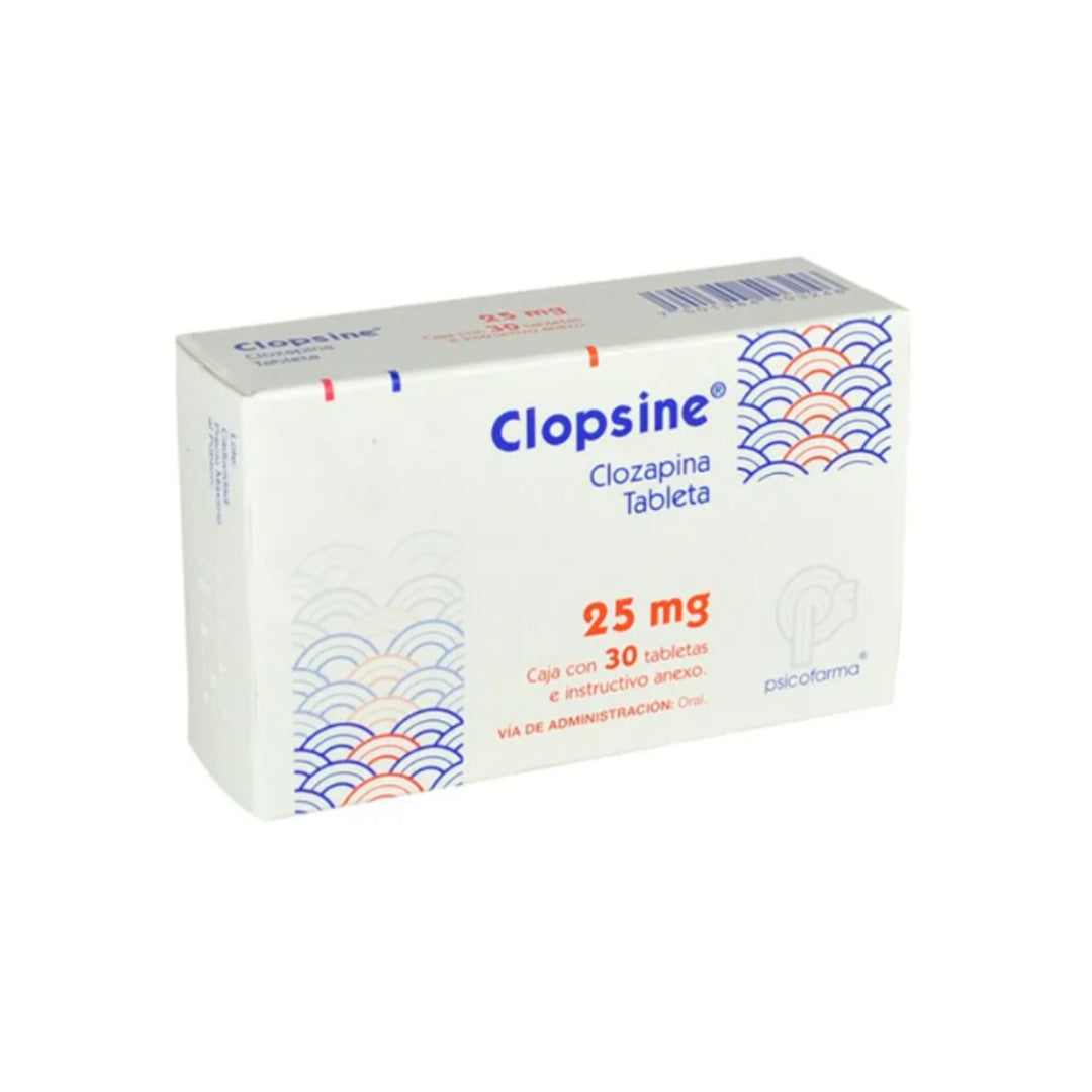 CLOPSINE 25 MG 30 TABLETAS