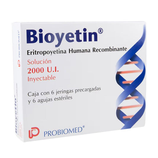 BIOYETIN 2000UI/0.3ML SOL INY.