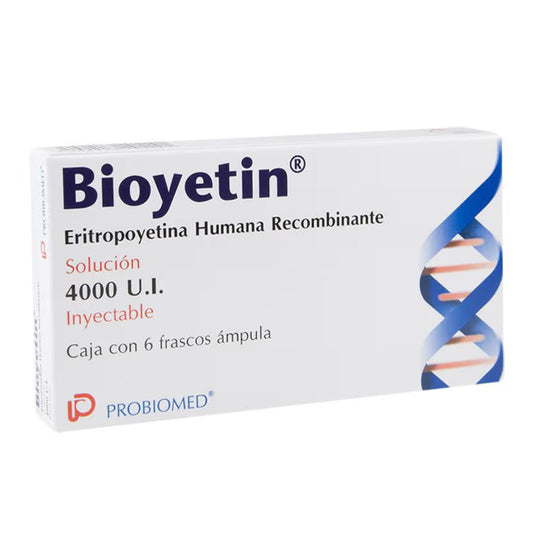BIOYETIN 4000 UI/0.3 ML SOL. INY