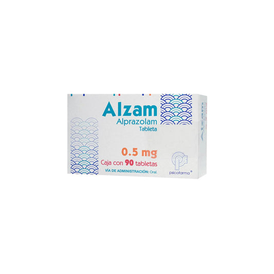 ALZAM 0.50 MG 90 TABLETAS