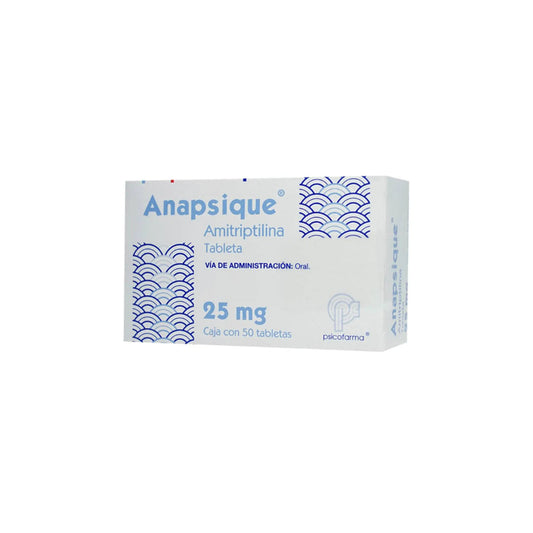 ANAPSIQUE 25 MG 50 TABLETAS