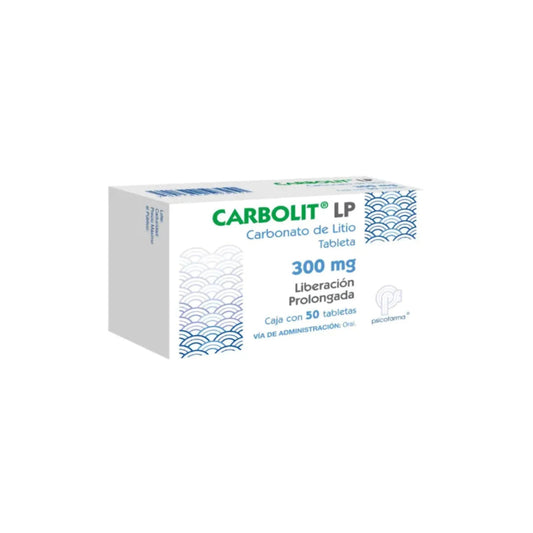 CARBOLIT LP 300 MG 50 TAB RX.