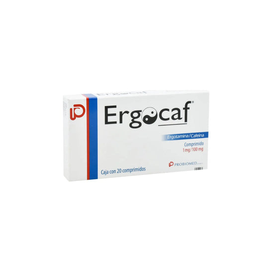 ERGOCAF 1/100 MG 20 COMPRIMIDOS