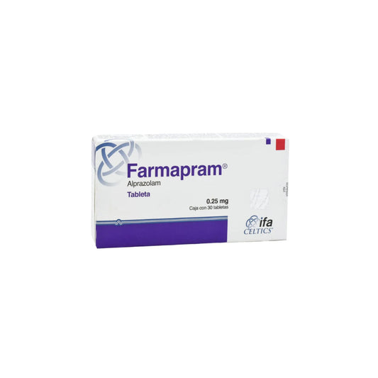 FARMAPRAM 0.25 MG 30 TABLETAS