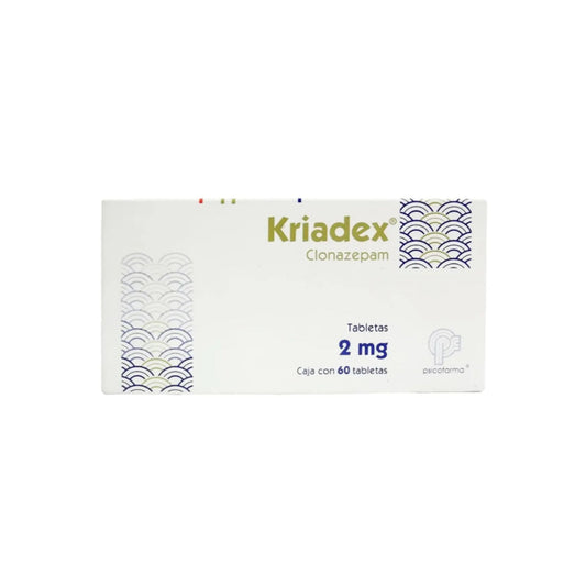 KRIADEX 2 MG 60 TABLETAS