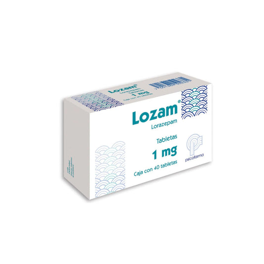 LOZAM 1 MG 40 TABLETAS