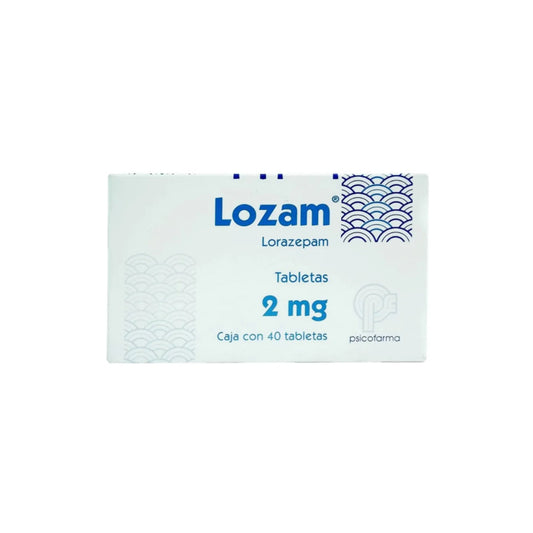 LOZAM 2 MG 40 TABLETAS