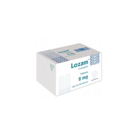 LOZAM 2 MG 80 TABLETAS