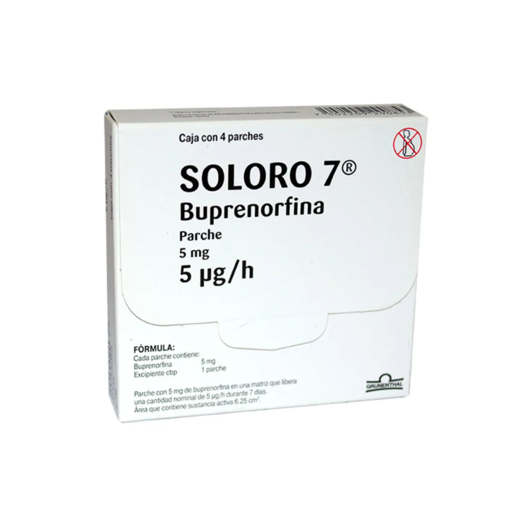 SOLORO 7 5 MG 4 PARCHES