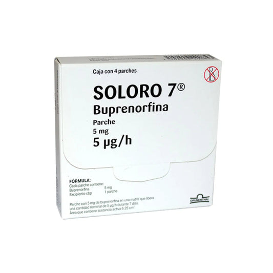 SOLORO 7 5 MG 4 PARCHES