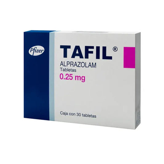TAFIL 0.25 MG 30 TABLETAS