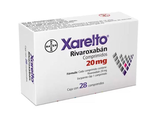XARELTO 20 MG C/28.