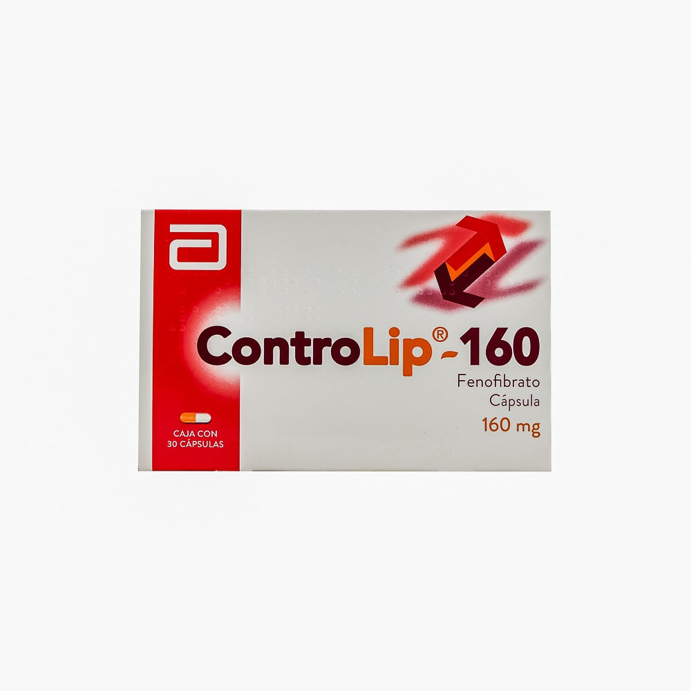 CONTROLIP 160 MG 30 CÁPSULAS